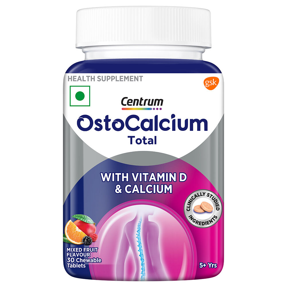 Centrum OstoCalcium Total Chewable 30 Tablets