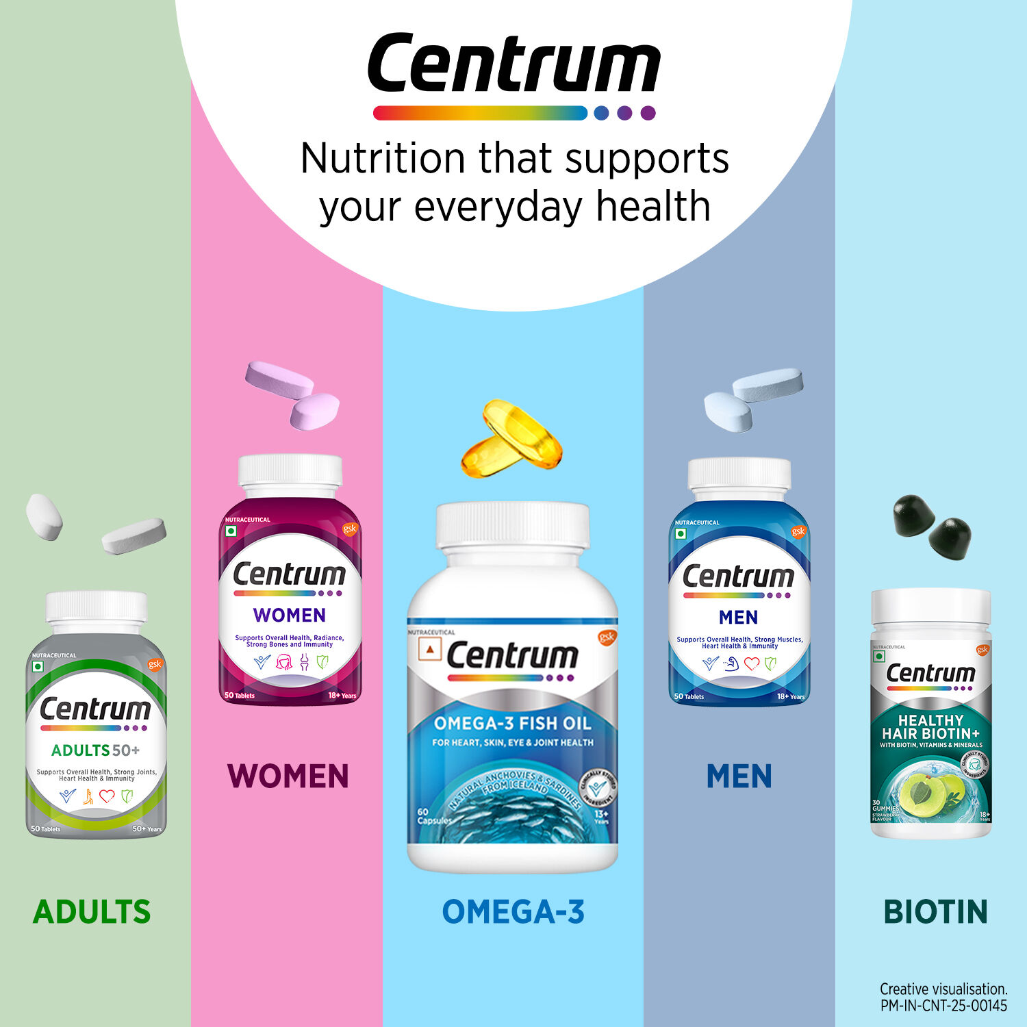 Centrum Omega-3 Fish Oil Capsules