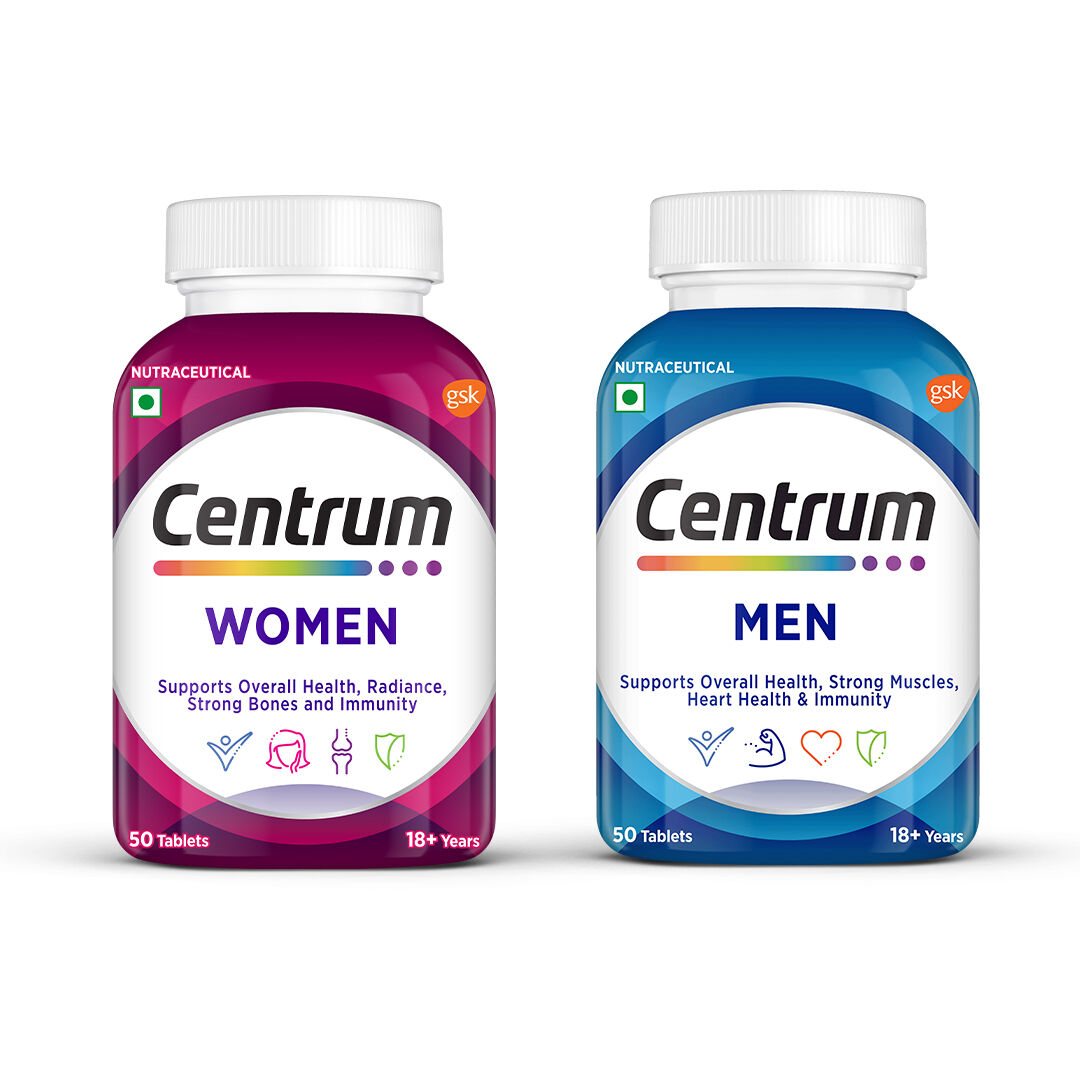 Centrum Men 50 Tablets & Women 50 Tablets