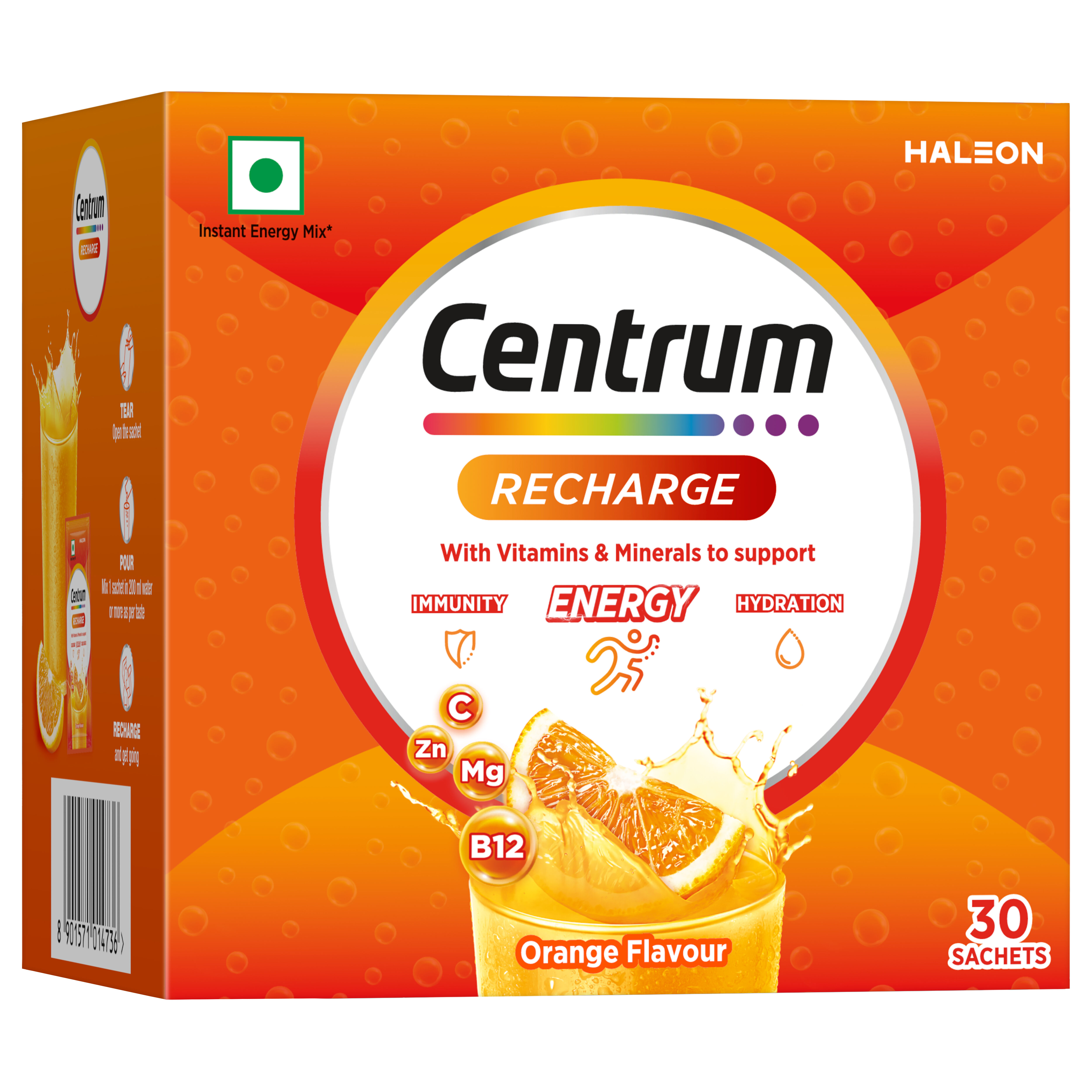 Centrum Recharge Adults - 30 Sachets