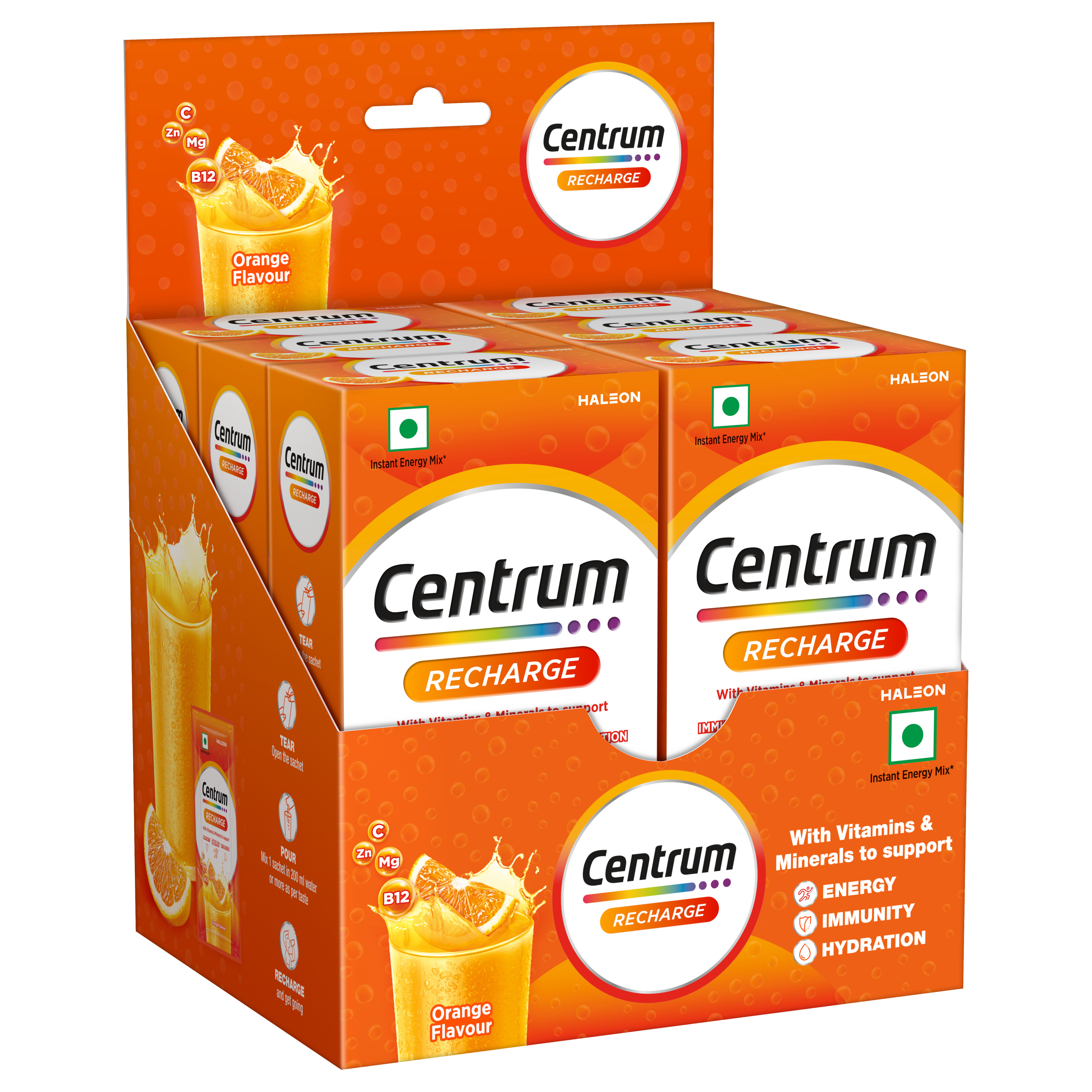 Centrum Recharge Adults - 36 Sachets