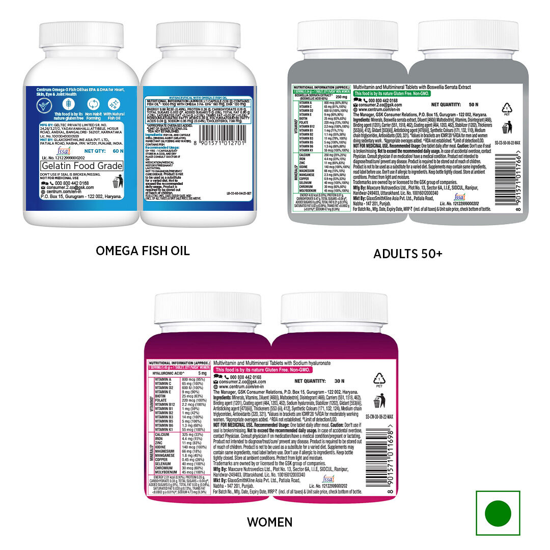 Adults & Omega3 & Women Triple