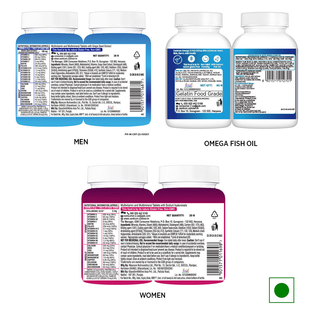 Men & Omega3 & Women Triple