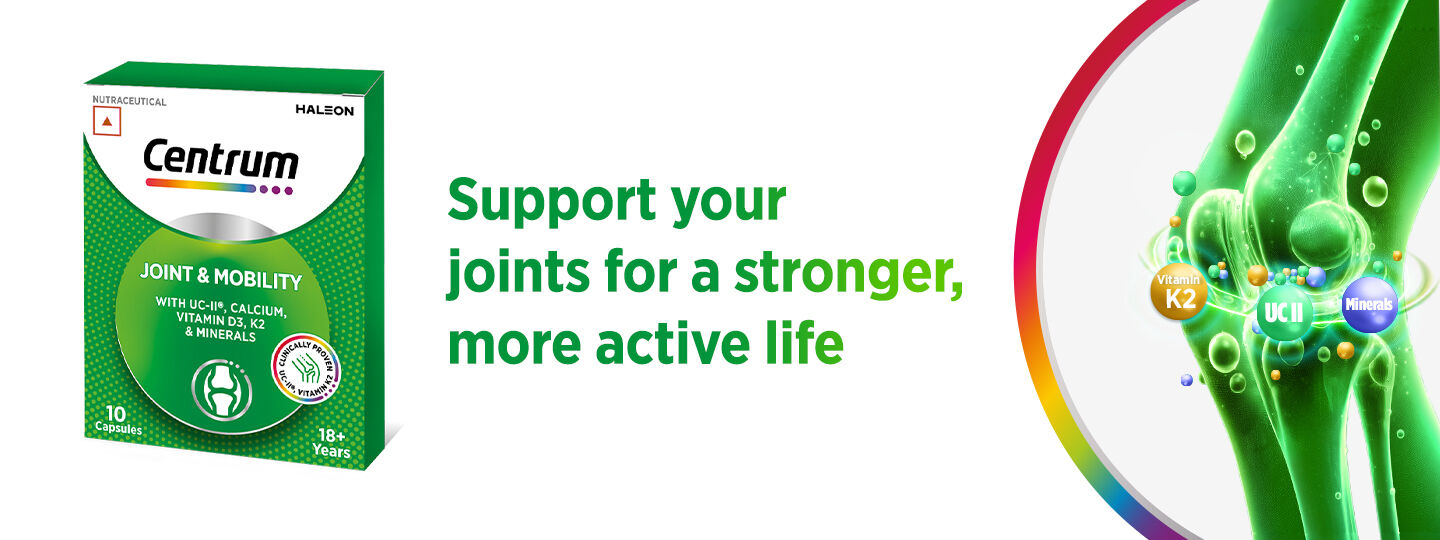 Support your joints for astronger more active life